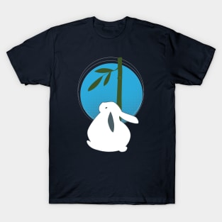 A rabbit and bamboo T-Shirt